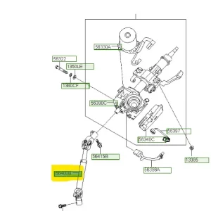 Bestseller Przegub kolumny kierowniczej Hyundai I40