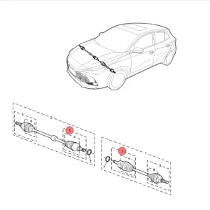 Przegub wewnętrzny MG3 2024 hybryda Hit sprzedaży