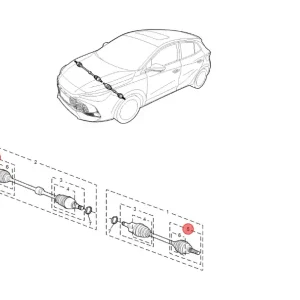 Hit sprzedaży Przegub zewnętrzny MG3 2024 hybryda
