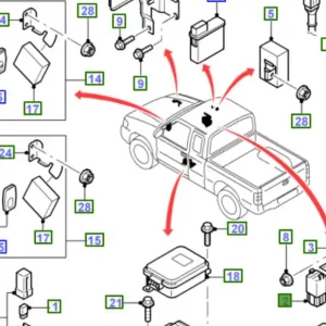 Przekaźnik kierunkowskazów ranger 1992 2009 Nowy