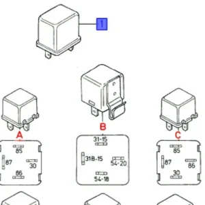 Przekaźnik świec żarowych escort orion fiesta sierra FORD - wyprzedaż Bezpieczna płatność