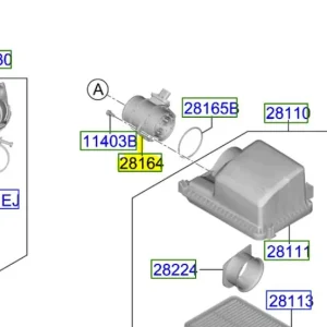 Kup online Przepływomierz Oryginalny Kia ProCeed 20-25