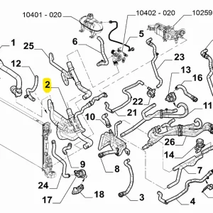 Przewód chłodnicy wody Fiat Talento - wyprzedaż Ograniczona ilość
