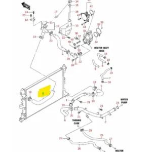 Przewód chłodnicy wody Suzuki Vitara - wyprzedaż Nowość