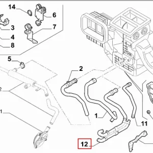 Oferta limitowana Przewód chłodzenia Fiat Ducato - wyprzedaż