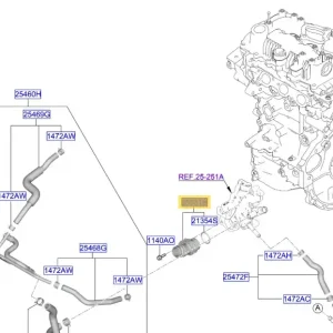 Przewód chłodzenia KIA CEED / XCEED / PROCEED (2020-) - wyprzedaż Hit cenowy