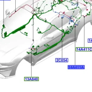 Przewód czujnik wysokości pojazdu Reflektorów Ford Transit 00 23 - wyprzedaż Zamów teraz