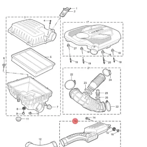 Niska cena Przewód dolotowy powietrza MG3 2024 hybryda