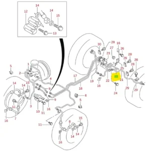 Przewód hamulcowy Suzuki Grand Vitara - wyprzedaż Wyprzedaż