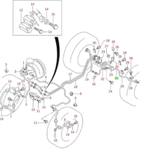 Dodaj do koszyka Przewód hamulcowy Suzuki Grand Vitara - wyprzedaż