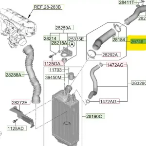 Przewód intercoolera Hyundai Tucson Kup online
