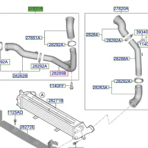 Przewód intercoolera Kia ProCeed 20-25 Szybka dostawa