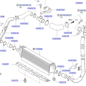Oferta limitowana Przewód intercoolera qx70/fx 20082019 Infiniti - wyprzedaż
