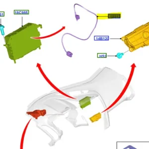 Tylko dziś Przewód kabel anteny GPS Ford Focus MK3 - wyprzedaż