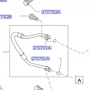 Hit sprzedaży Przewód klimatyzacji nissan micra K13 2010-2015 - wyprzedaż