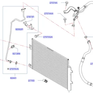 Przewód klimatyzacji X-TRAIL 20142022 NISSAN - wyprzedaż Cena promocyjna