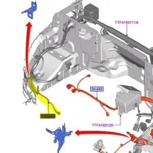 Rabat Przewód komory silnika Ford Transit Custom 2012 - wyprzedaż