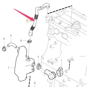 Przewód odmy chłodnicy Volvo Promocja
