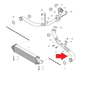Przewód powietrza intercoolera Promocja