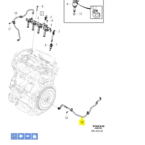 Przewód paliwowy hybryda XC90 XC60 V90 V60 S60 Hit sprzedaży