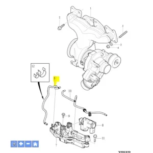 Oferta czasowa Przewód podciśnienia turbo