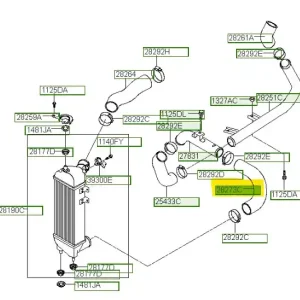 Przewód powietrza Hyundai I30 - wyprzedaż Darmowy zwrot