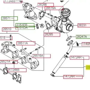 Przewód oleju Hyundai Tucson (04-06) - wyprzedaż Tani