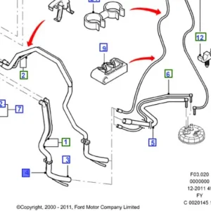 Przewód paliwa elastyczny transit 0006 FORD - wyprzedaż Kup teraz