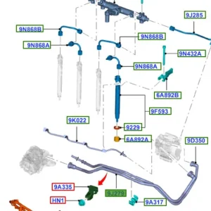 Nowy Przewód paliwa Ford Focus Mondeo MK4 Smax Galaxy Kuga