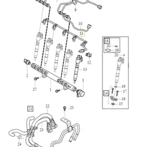 Rabat Przewód paliwa Volvo
