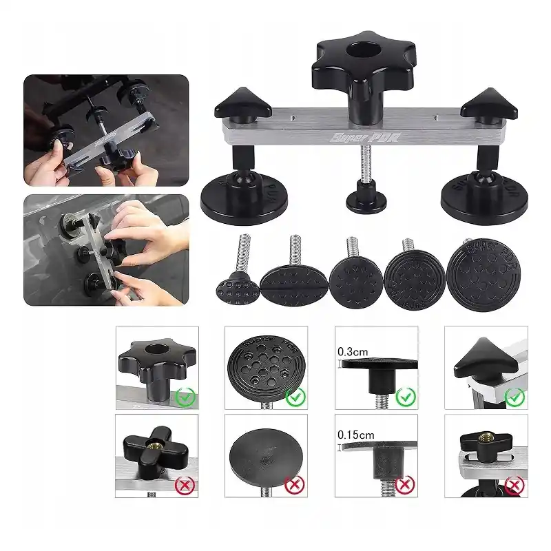 Zestaw do wyciągania wgnieceń w karoserii 18 zakładek Tosucs Darmowy zwrot