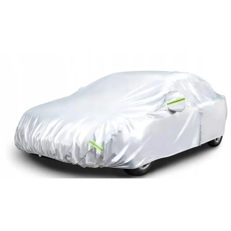 WODOODPORNY POKROWIEC NA SAMOCHÓD DO 480 CM AMAZON BASICS SREBRNY Super okazja