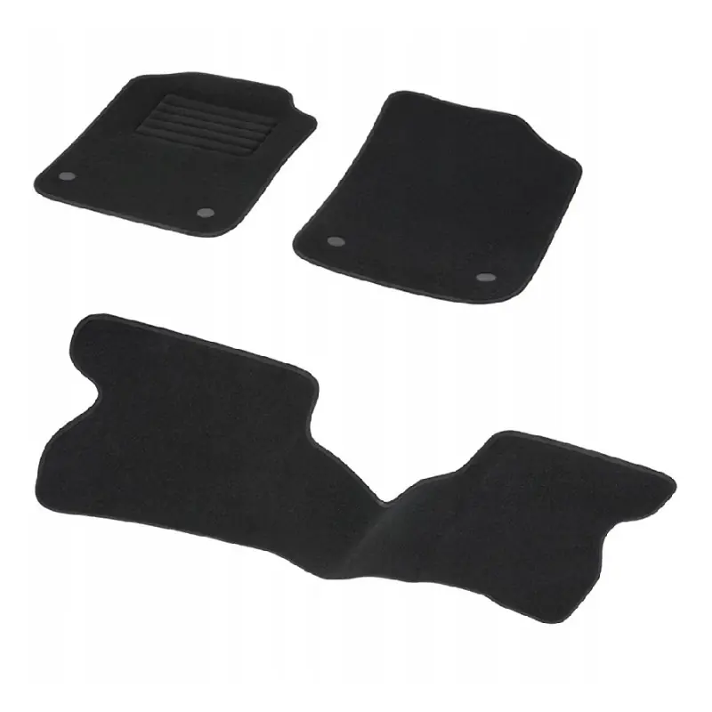 Rabat DYWANIKI SAMOCHODOWE DBS STAR CAR AUTO 01763186 RENAULT KANGOO CZARNE 3SZT