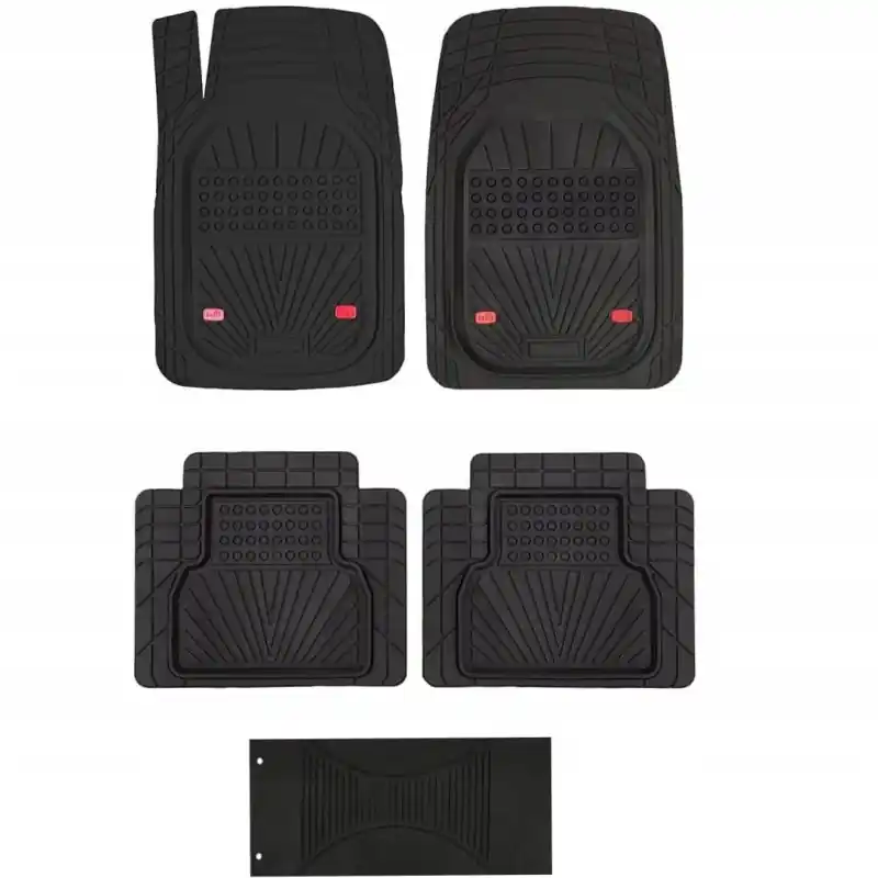 ZESTAW 5 ANTYPOŚLIZGOWYCH DYWANIKÓW BREMER SITZBEZUG 5 ELEMENTÓW CZARNE Wyjątkowa oferta