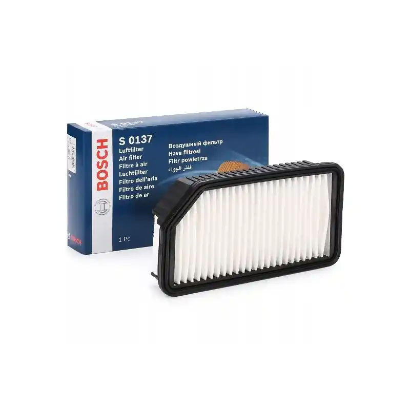 Sprawdź teraz FILTR POWIETRZA BOSCH F 026 400 137 HYUNDAI KIA WKŁAD FILTRA 249X 130X 55MM