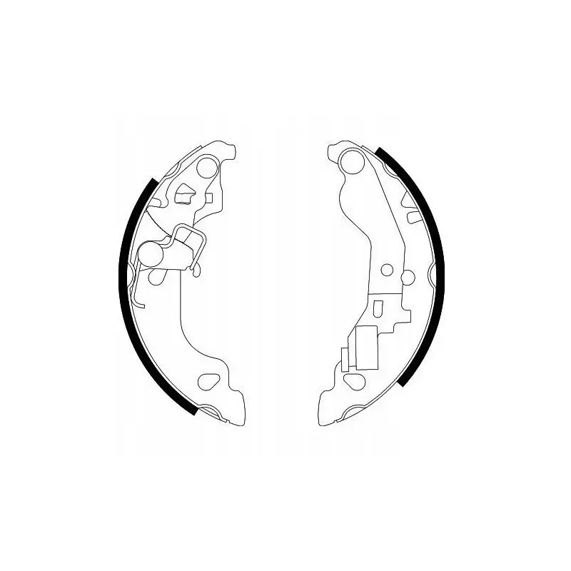 Szybka dostawa ZESTAW SZCZĘK HAMULCOWYCH HELLA PAGID 8DB 355 002-571 FIAT PUNTO II
