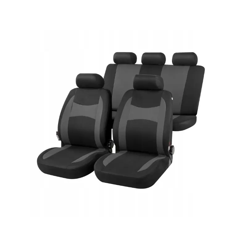 Pokrowiec na komplet siedzeń Walser 13418 uniwersalne czarny ciemna zieleń Oferta