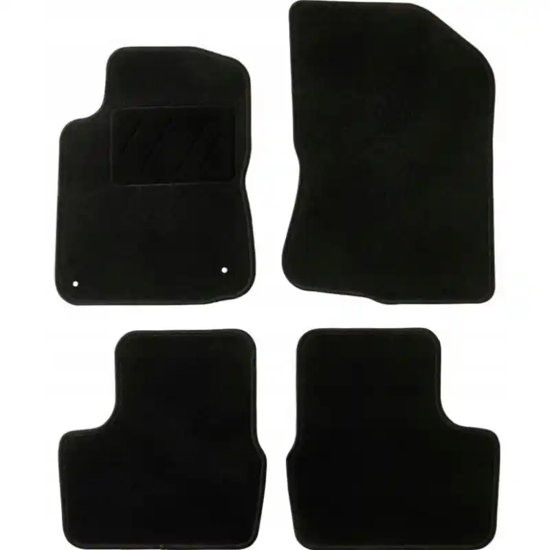 Ostatnia szansa Dywaniki samochodowe DBS Peugeot 208 2012-2019 3 sztuki czarne