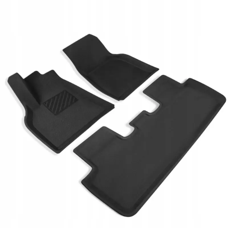 Tylko do końca tygodnia Dywaniki samochodowe BASENOR 3D trójwarstwowe wodoodporne Tesla Y