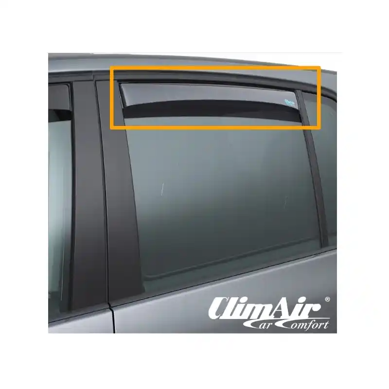 Owiewki samochodowe ClimAir CLI0044052 z tyłu szary przydymiony VW Passat Ograniczona ilość