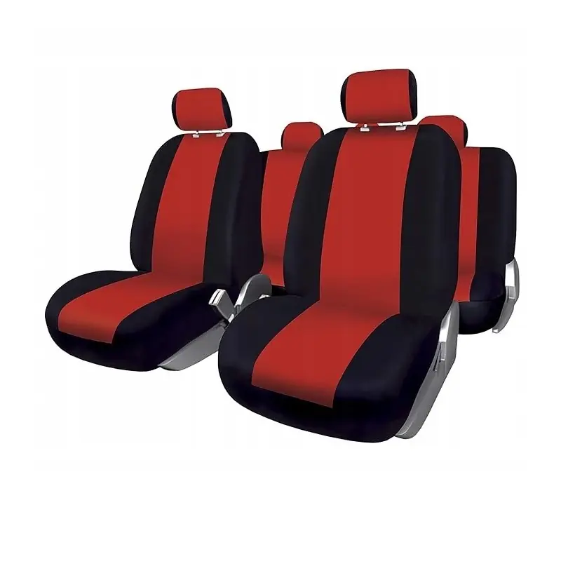 Najlepsza cena Pokrowce na komplet siedzeń BC CORONA Sevilla Red FUK10411 czerwono czarne