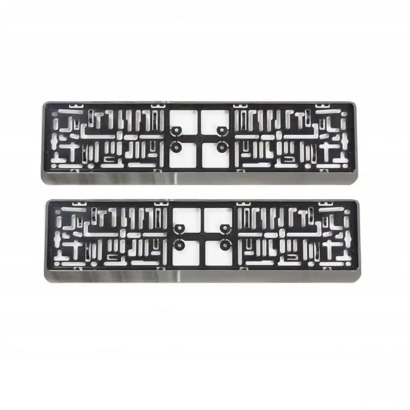 Dostępne od ręki Uchwyty na tablice rejestracyjne AutoStyle Click 52x11cm chromowane