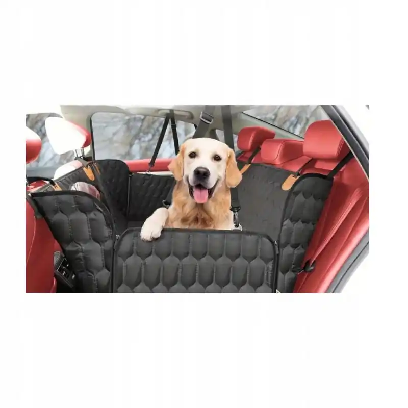 Pokrowiec ochronny na tylną kanapę i bagażnik Vierbeiner 137x147 cm czarny Cena promocyjna