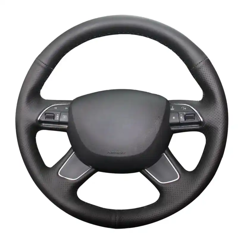 Oferta czasowa Pokrowiec na kierownicę MEWANT do Audi A3 A4 A6 A7 A8 Q3 Q5 Q7 czarny