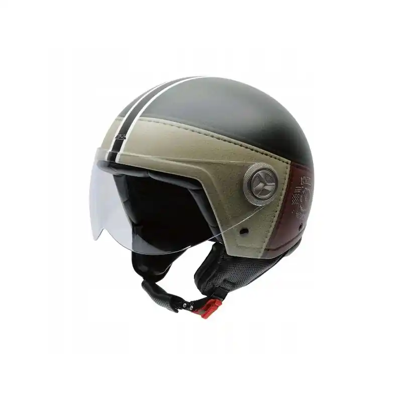 Kask motocyklowy NZI ZETA rozmiar XL 59cm szary grafit bordo Dodaj do koszyka