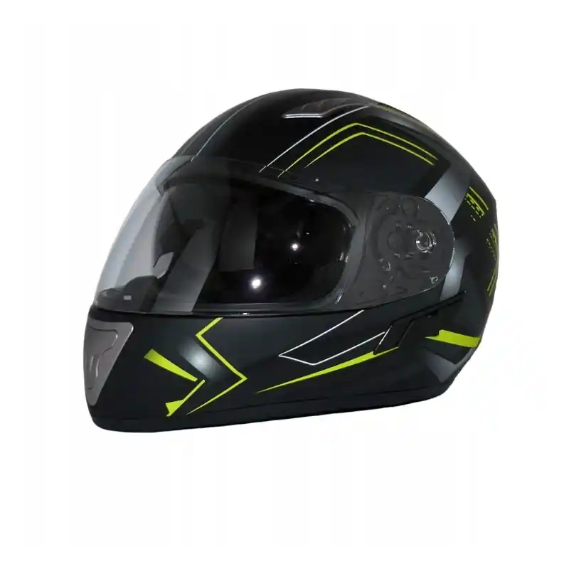 Dostępne od ręki Kask Protectwear Kyon H520-2 ARROW z Wizjerem Czarny Rozmiar XL 61-62