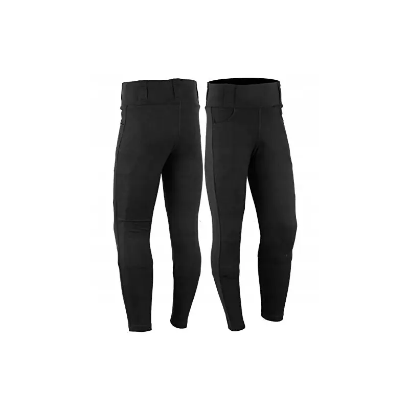 Bestseller Legginsy damskie motocyklowe BIKERS GEAR R. 18 EU 46 czarne z ochraniaczami