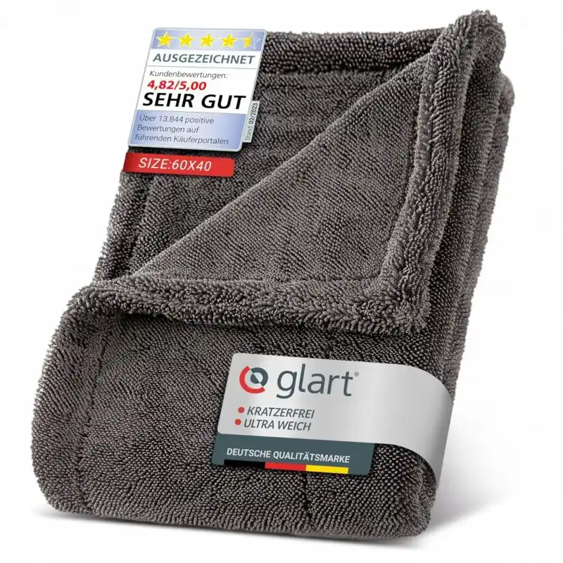 Dostępne od ręki Ściereczka z mikrofibry Glart do czyszczenia samochodu 60x40 cm