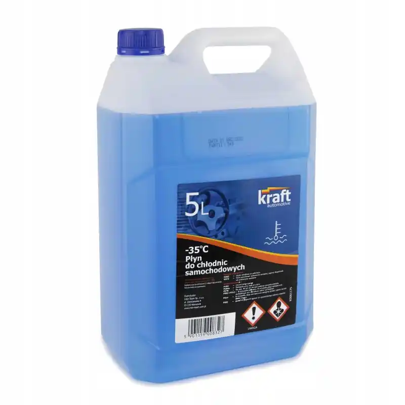 PŁYN DO CHŁODNIC KRAFT G11 NIEBIESKI 5L -35°C Kup teraz