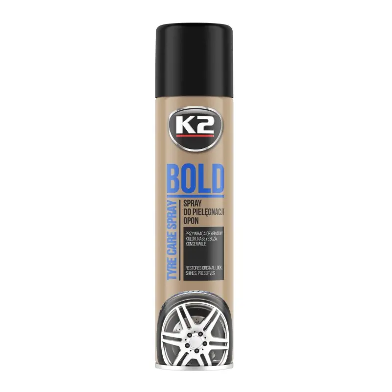 K2 BOLD NABŁYSZCZA I PIELĘGNUJE OPONY 600ML SPRAY Sprawdź teraz